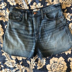NWT W29 Madewell Perfect Jean Short